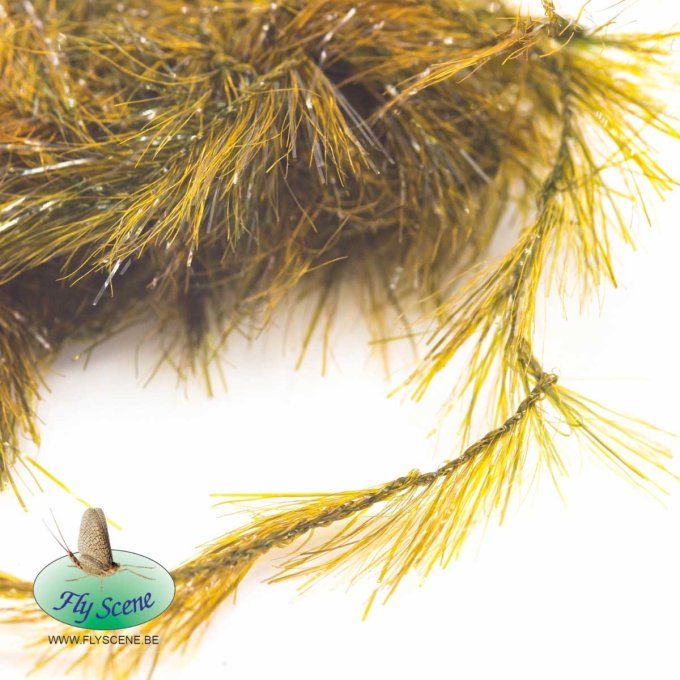 Chenille Ice Hackle Fly Scene 