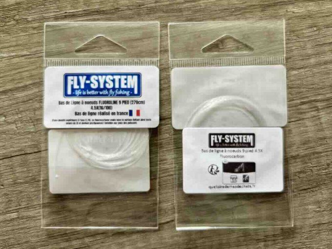 Bas de ligne a noeuds Fly System nylon ou fluorocarbone